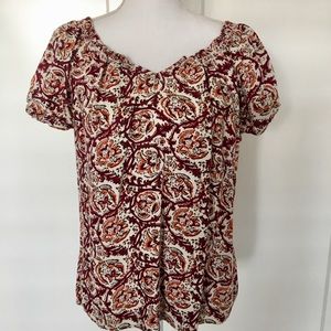 SALE Lucky Brand | Colorful Boho Printed Blouse